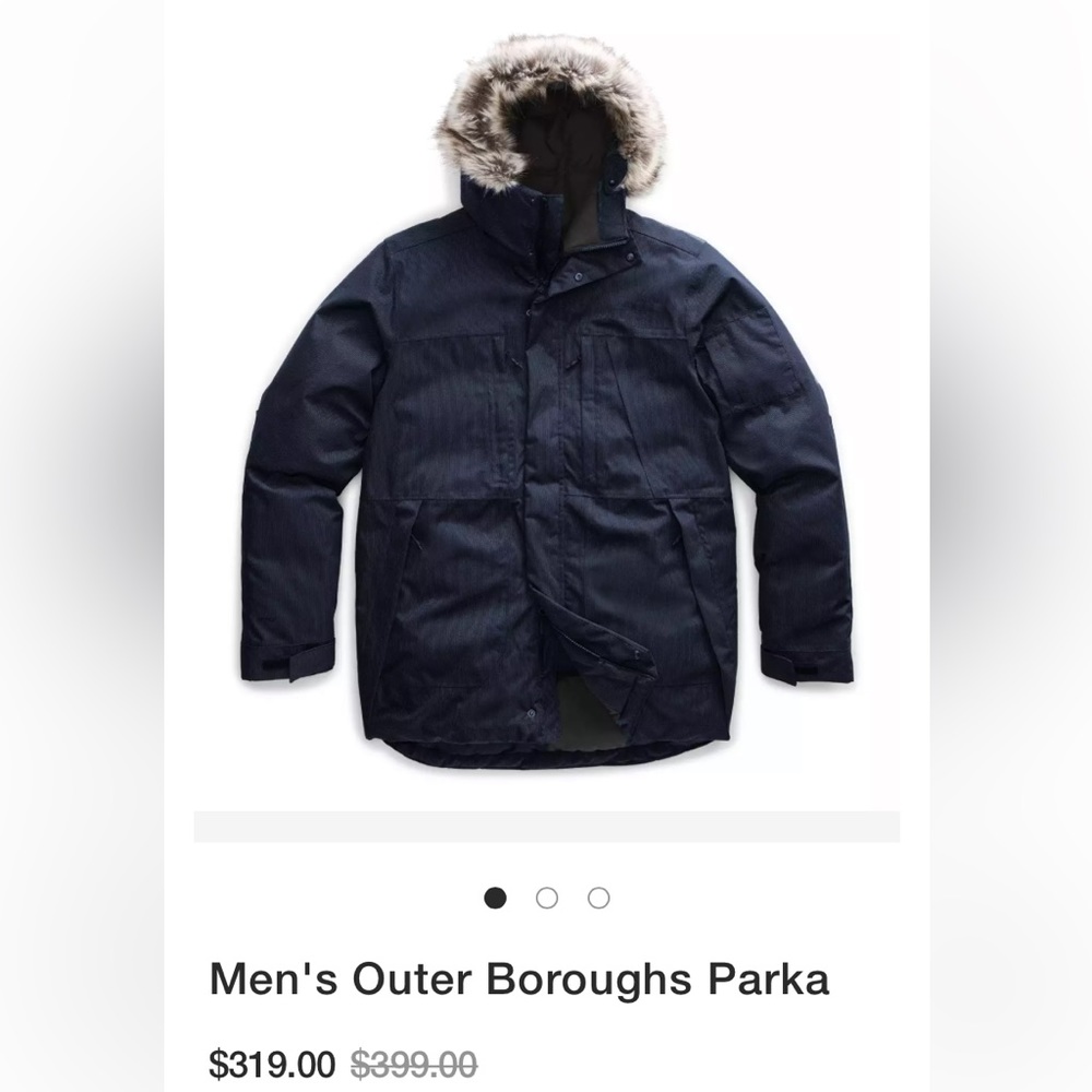 Northface Outer Boroughs Parka (Navy Small)